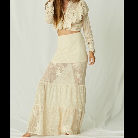 Jens Pirate Booty Calypso Maxi Skirt M - Picture 1 of 6